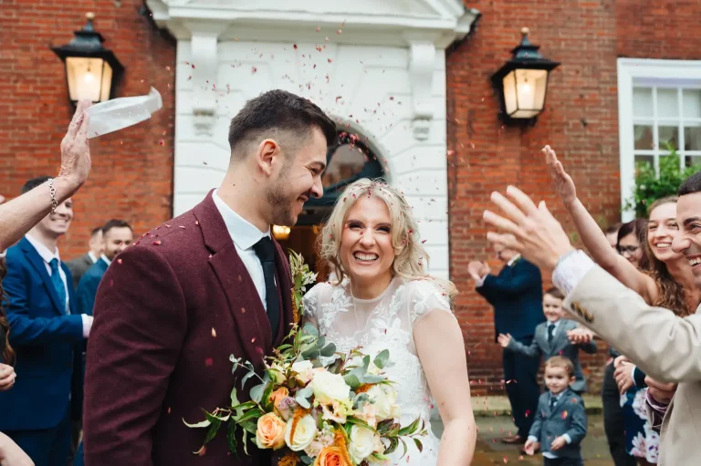 Candid wedding moment captured at a Norwich Assembly House