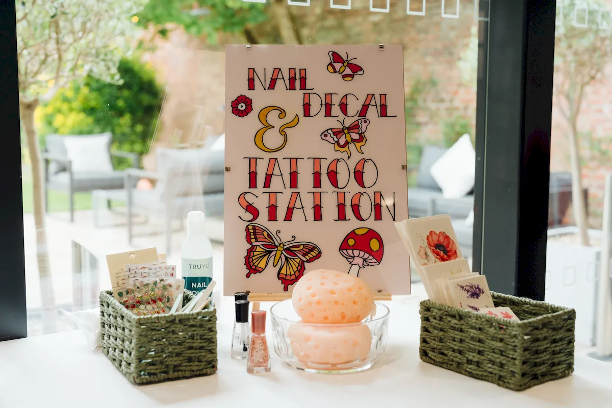 Bridal preparations in the cottage at The Norfolk Mead Hotel Coltishall Norfolk
