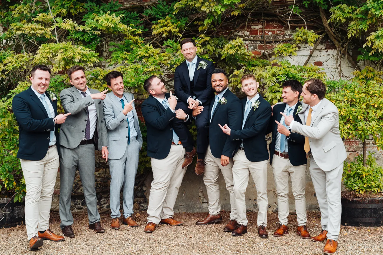 Best man speech at Lucy and George's wedding breakfast at Preston Priory Barn
