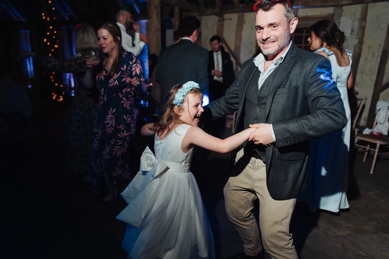 Beautiful light portrait of Lucy and George at Preston Priory Barn Suffolk